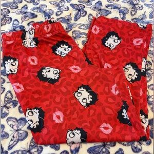 Betty Boop Red Lounge Pants